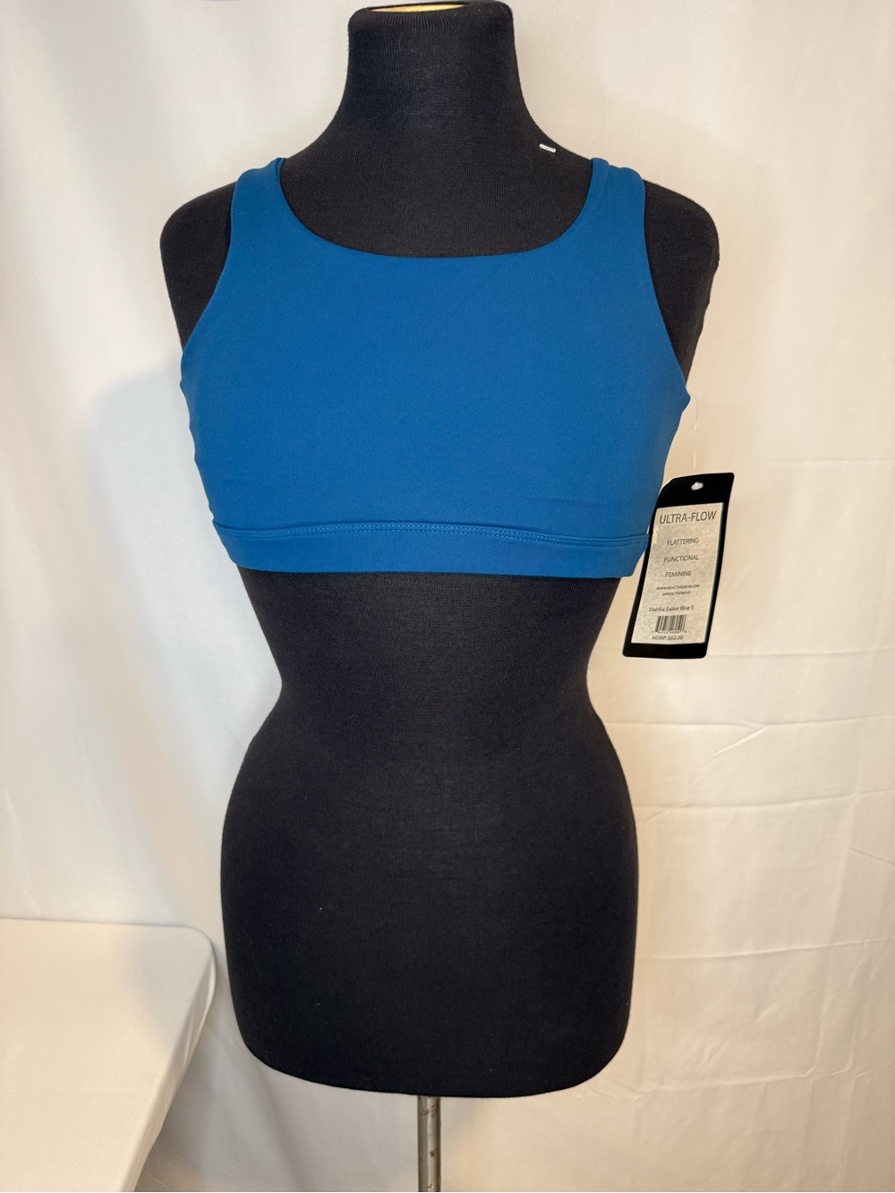Ultra-Flow Crisscross Sports Bra in Deep Teal